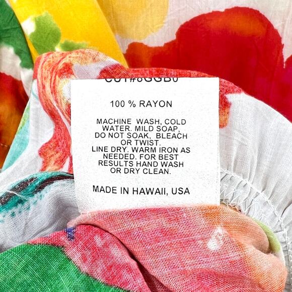 JAMS WORLD Hattie Dress Women Medium Farkas Floral Hawaiian Tropical Vintage NEW - Picture 10 of 13